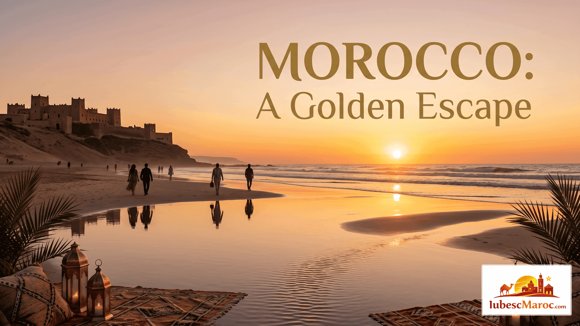 Apus de soare pe Boulevard de la Corniche în Casablanca